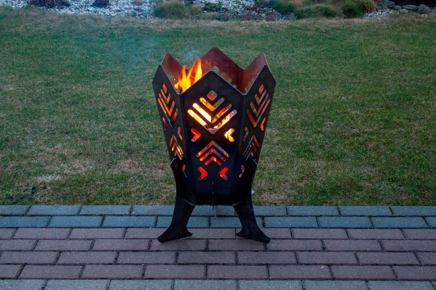 SvenskaV Feuerkorb Baltic Fir - Ø 41 Cm - Rohstahl 1 SvenskaV Feuerkorb Baltic Fir - Ø 41 Cm - Rohstahl