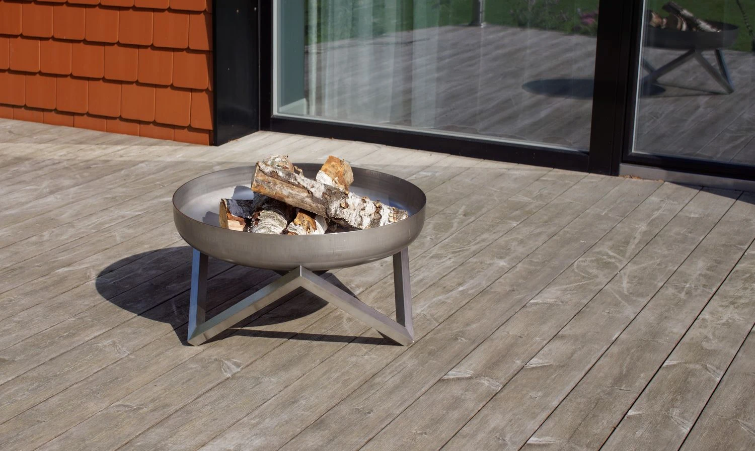 SvenskaV Design Feuerschale Z XXL - Ø 63 Cm - Edelstahl 1 SvenskaV Design Feuerschale Z XXL - Ø 63 Cm - Edelstahl