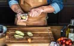 Big Green Egg Messerset -Broil King || Napoleon || Rösle Verkaufsgeschäft Big Green Egg Gemuesemesser Avocado