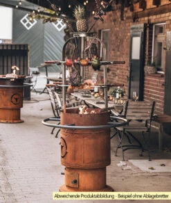 Moesta Bandit FirePlace 57 Cm Durchmesser - Inkl. Asado Grill Aufsatz Und Ablagebretter Bambus -Broil King || Napoleon || Rösle Verkaufsgeschäft Moesta Bandit Asado Grill Aufsatz Mood01