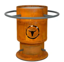 Moesta Bandit FirePlace 57 Cm Durchmesser - Inkl. Ablagebretter Bambus