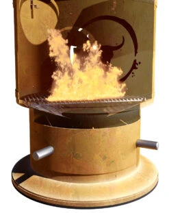 Moesta Bandit FirePlace 57 Cm Durchmesser - Inkl. Asado Grill Aufsatz Und Ablagebretter Bambus -Broil King || Napoleon || Rösle Verkaufsgeschäft Moesta Bandit Feuertonne Funktionsweise