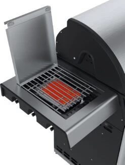 Outdoorchef Dualchef 325 G Gasgrill Mit Seitenkocher + BLAZING ZONE Infrarotbrenner 29 Outdoorchef Dualchef 325 G Gasgrill Mit Seitenkocher + BLAZING ZONE Infrarotbrenner -Broil King || Napoleon || Rösle Verkaufsgeschäft Outdoorchef Blazing Zone Dualchef 18 212 80 eingeschaltet