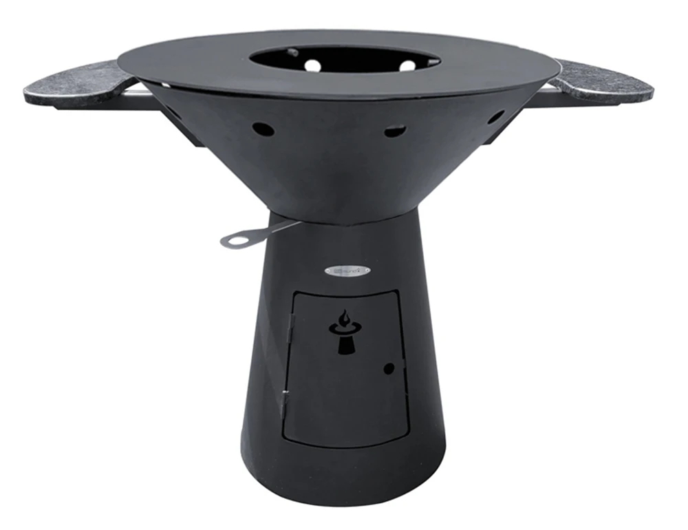 Remundi Feuerplatte Phönix M - Black Series Inkl. 2 Ablagen - Durchmesser 79 Cm 1 Remundi Feuerplatte Phönix M - Black Series Inkl. 2 Ablagen - Durchmesser 79 Cm