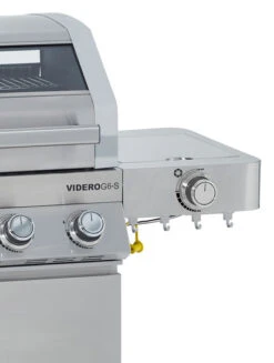 Rösle Edelstahl Gasgrill Videro G6-S VARIO+ - Limited Edition Modell 2023 Inkl. Abdeckhaube -Broil King || Napoleon || Rösle Verkaufsgeschäft Roesle Videro 25528 G6 S Edelstahl Seitenkocher abklappbar 1