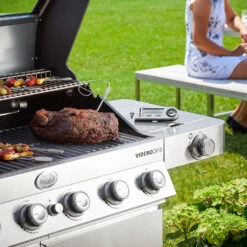 Rösle Edelstahl Gasgrill Videro G6-S VARIO+ - Limited Edition Modell 2023 - X-DEAL Inkl. Abdeckhaube Und Grillplatte -Broil King || Napoleon || Rösle Verkaufsgeschäft Roesle Videro G6 S Edelstahl Gasgrill Station Mood