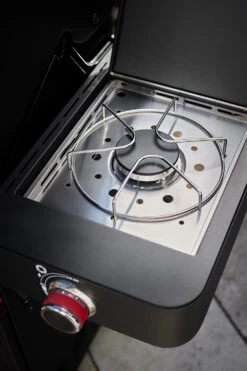 Rösle Videro G4-S VARIO+ Schwarz Gasgrill - FC Bayern Edition -Broil King || Napoleon || Rösle Verkaufsgeschäft Roesle Videro Seitenkocher FC Bayern Edition 1