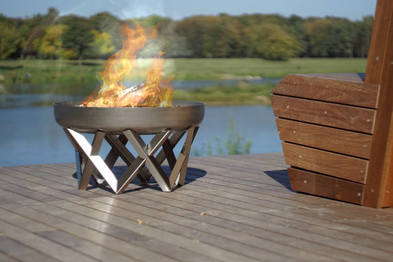 SvenskaV Design Feuerschale Venta XXL - Ø 63 Cm - Edelstahl 1 SvenskaV Design Feuerschale Venta XXL - Ø 63 Cm - Edelstahl