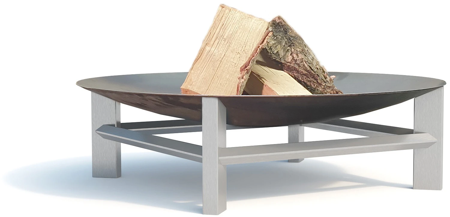 SvenskaV Design Feuerschale Alpha XXL - Ø 58 Cm - Edelstahl 1 SvenskaV Design Feuerschale Alpha XXL - Ø 58 Cm - Edelstahl