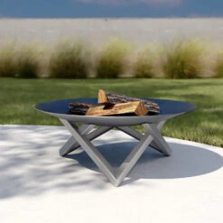 SvenskaV Design Feuerschale Futura Super XXL - Ø 80 Cm - Edelstahl