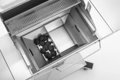 Thüros Holzkohlegrill T400 / Holzkohle Grillstation 40 X 60 Cm -Broil King || Napoleon || Rösle Verkaufsgeschäft thueros evo4 holzkohle bbq station detail innenraum